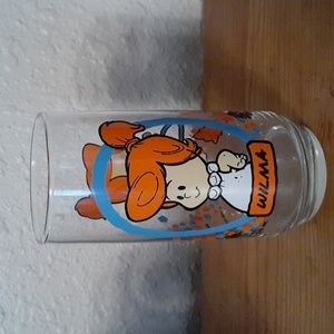 Wilma The Fintstone Kids 1986 Hanna-Barbera Productions vintage glass Pizza Hut